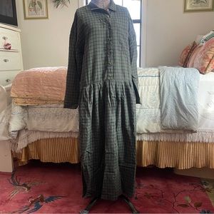 90s Eddie Bauer plaid dress